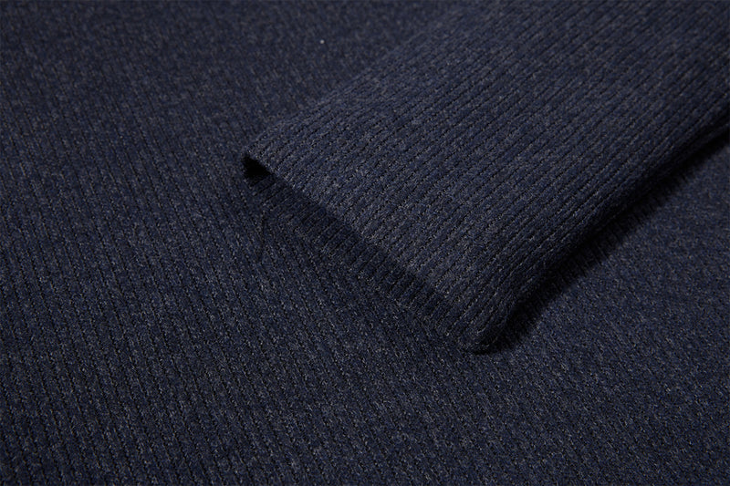 Men's Ribbed Henley Long-Sleeve Shirt – Vintage American Style