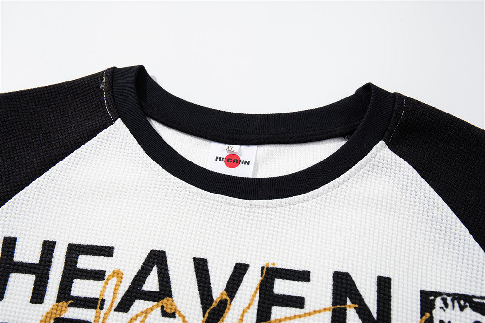 Men's Graphic Tee Shirt Long Sleeve Raglan – Alternative Music Print