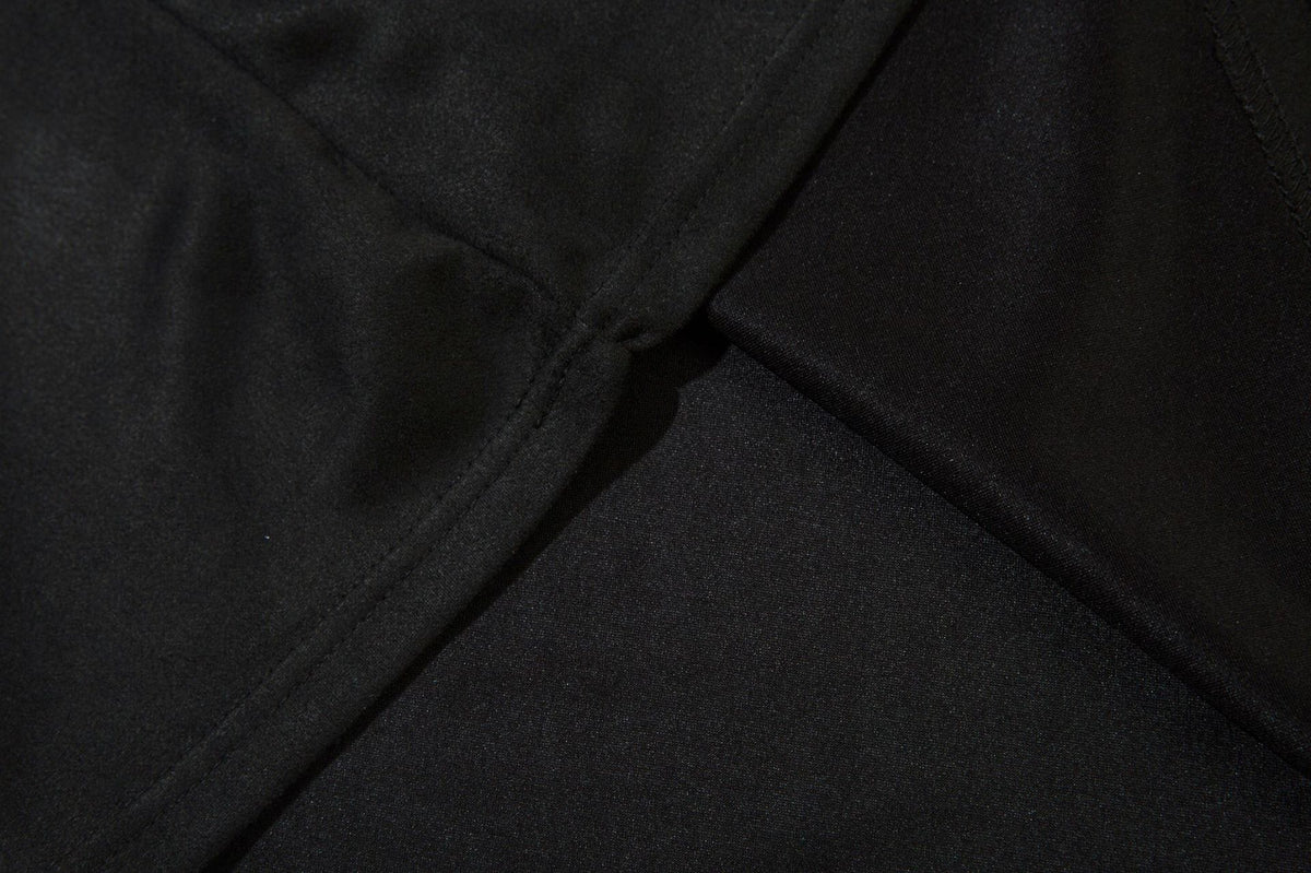 Men's Oversized Suede-Finish Thorn Embroidery Short Sleeve T-Shirt