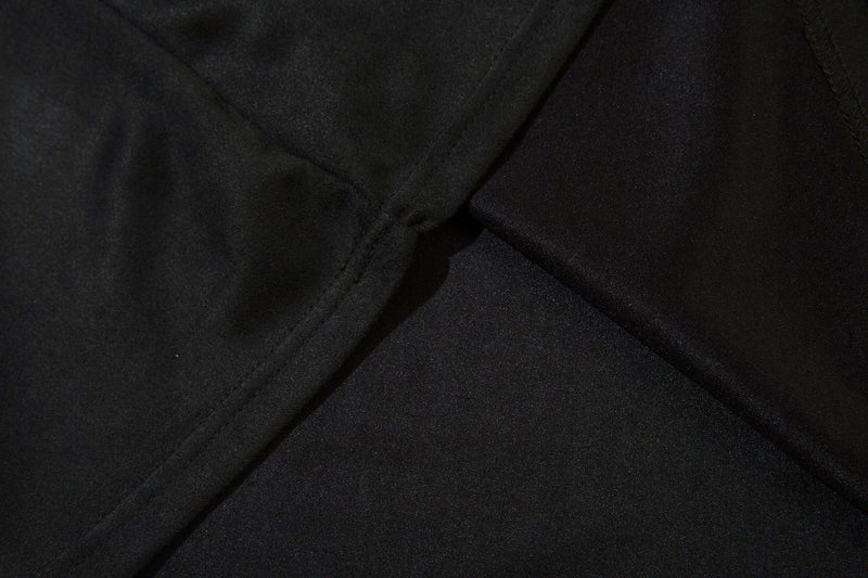 Men's Oversized Suede-Finish Thorn Embroidery Short Sleeve T-Shirt