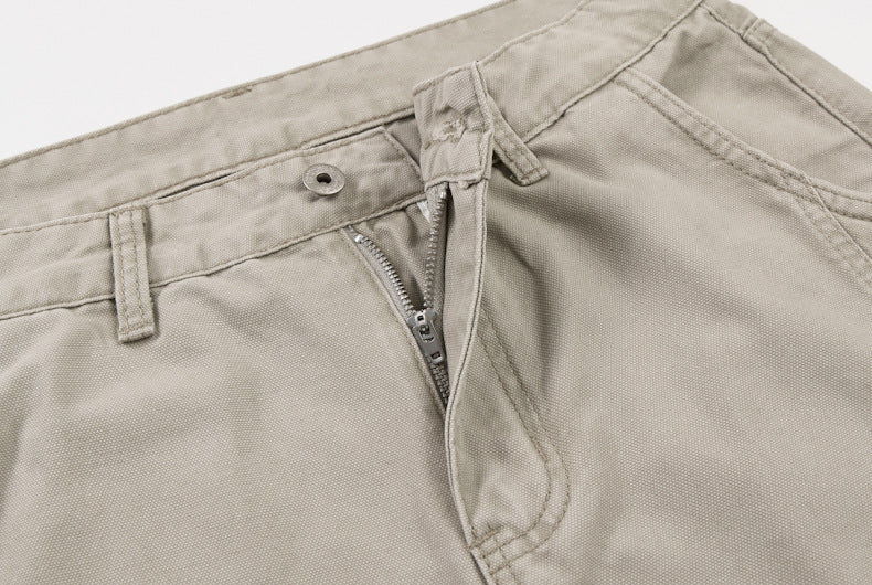 Wide-Leg Barrel Pants – Men's Vintage Punk Reconstructed Arc-Cut Trousers
