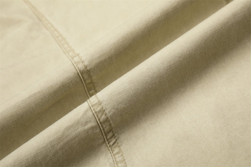 Wide-Leg Cargo Pants – Multi-Pocket Straight-Fit Workwear Trousers