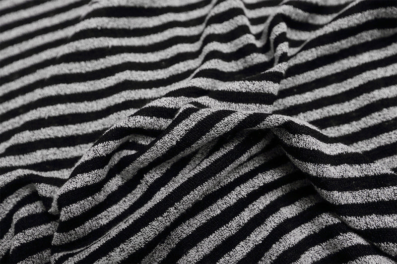 Striped Zip-Up Hoodie with Crest Embroidery & Sleeve Graphics