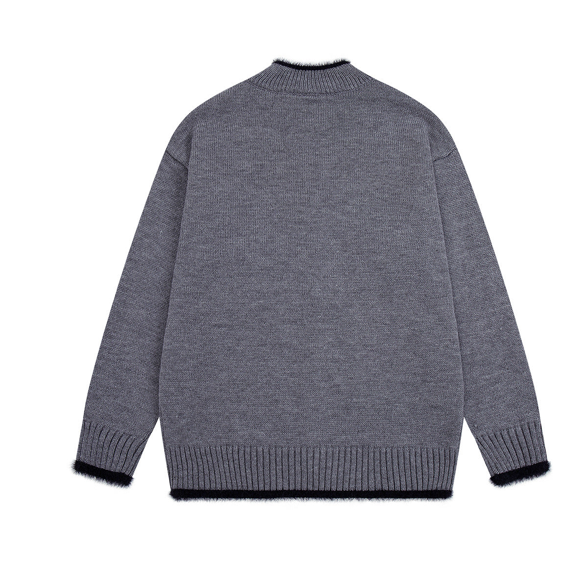 Gilet en maille zippé avec ornements cœur et étoile