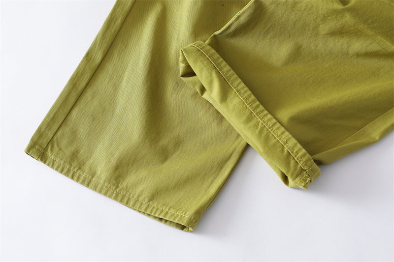 Men's Baggy Cargo Pants – Wide Leg Drawstring Parachute Trousers with