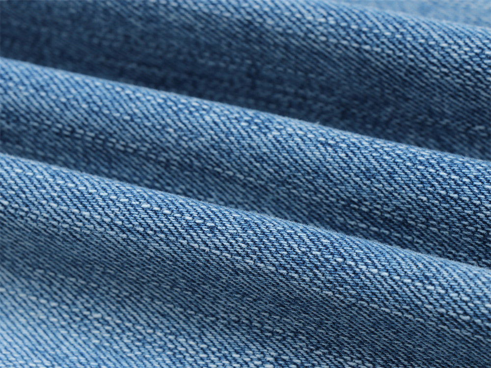 Men's Distressed Flare Jeans – Light Blue Washed Denim with Plaid Patch Detail