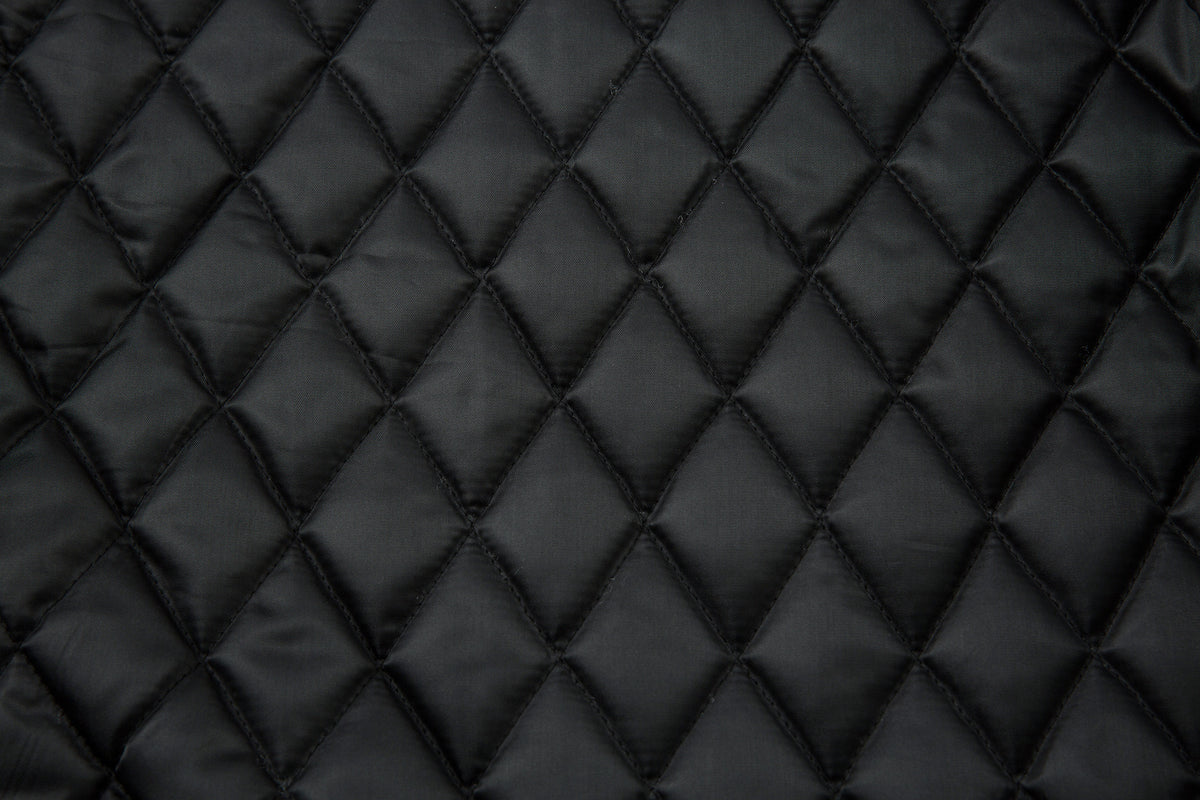 Padded Bomber Jacket with Detachable Faux Fur Hood & Ruched Sleeves in Black