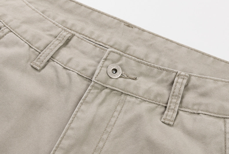 Wide-Leg Barrel Pants – Men's Vintage Punk Reconstructed Arc-Cut Trousers