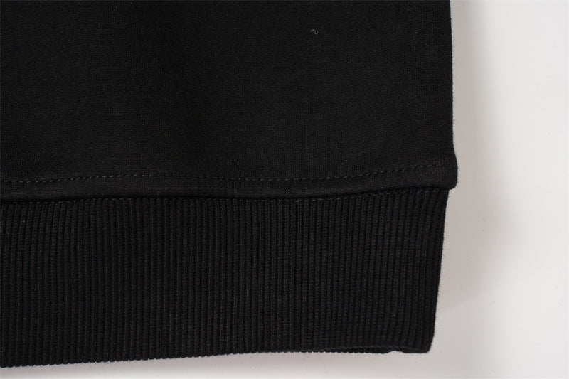 Sweat-shirt homme à col polo et bordure à carreaux | Coupe décontractée, manches longues