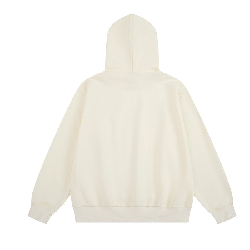 Oversized Hoodie mit Ozean-Seestern- & Muschel-Grafikprint