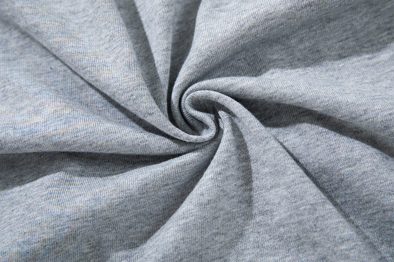 T-shirt oversize color block à motif, manches longues – Haut streetwear à effet deux pièces