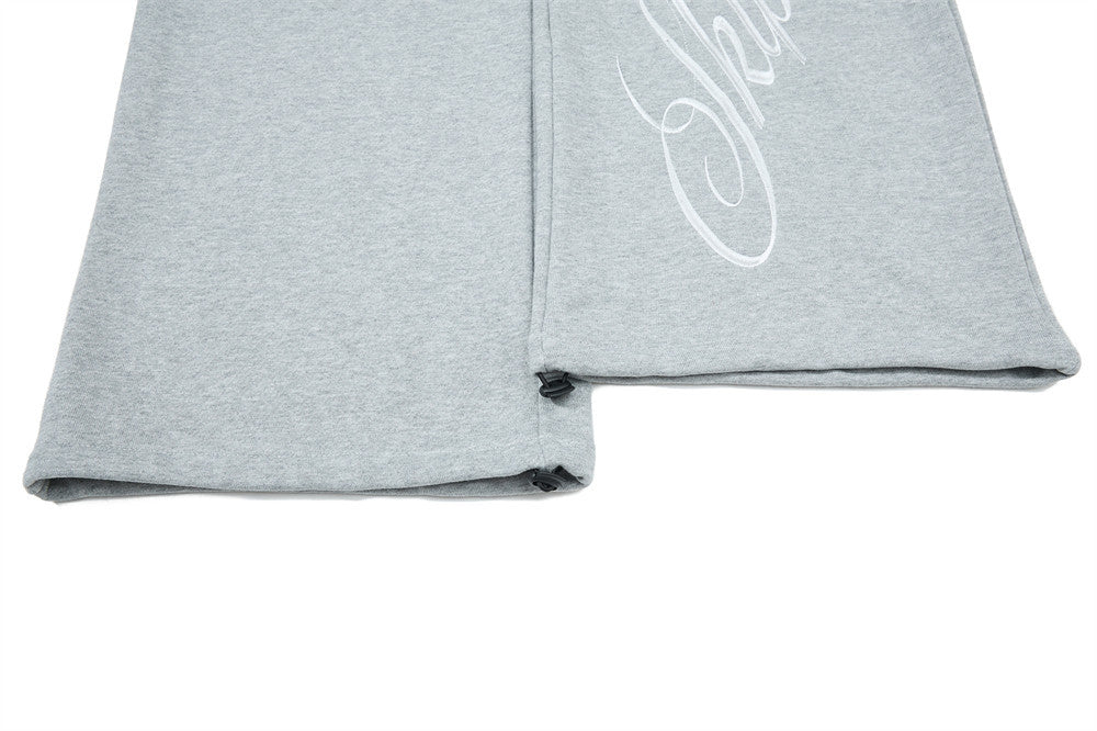 Wide-Leg Sweatpants with Pegasus Embroidery & Crew Skatepark Graphic