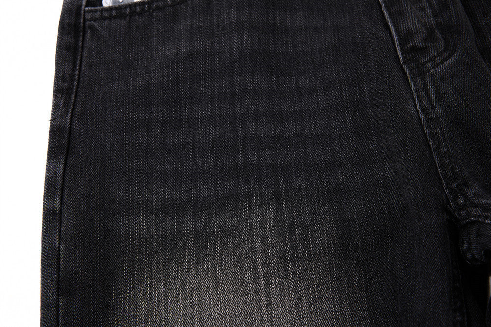 Wide-Leg Baggy Jeans – Vintage Washed Straight-Cut Denim