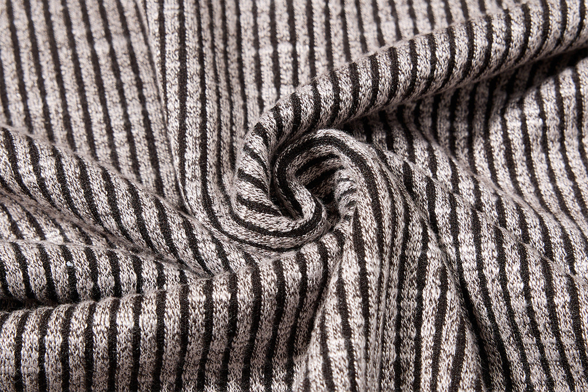 Men's Ribbed Henley Long Sleeve Tee – Vintage Old Money Style