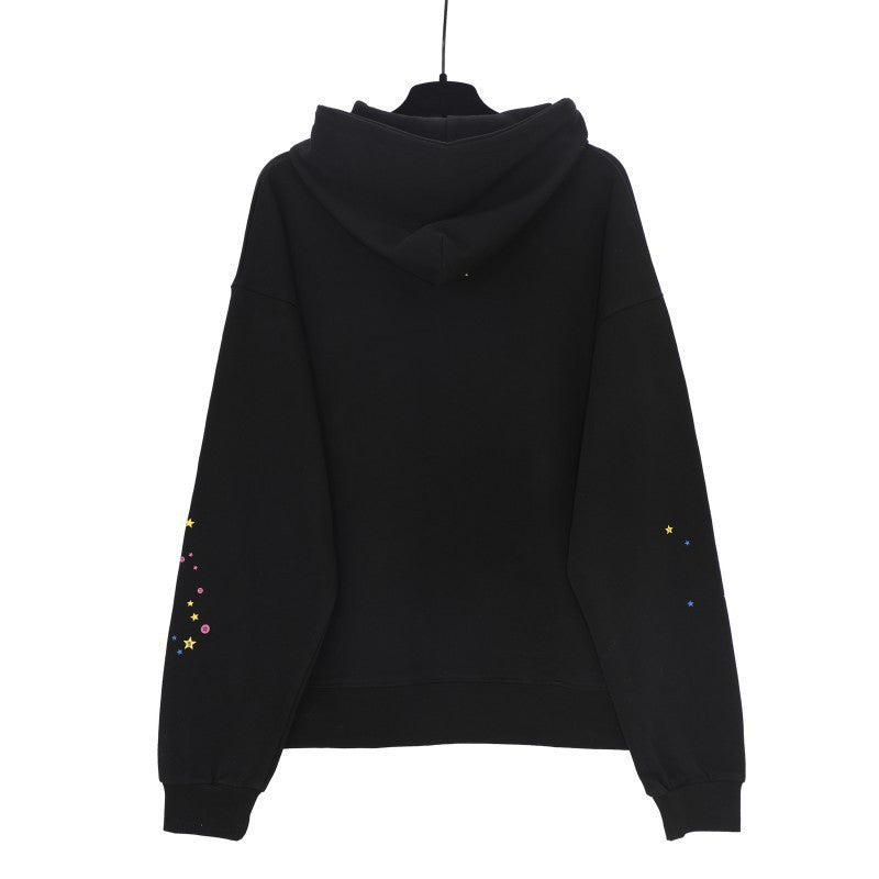 Sp5der “Punk! Here’s The Slime” Hoodie – Black 440GSM Heavyweight Streetwear Pullover