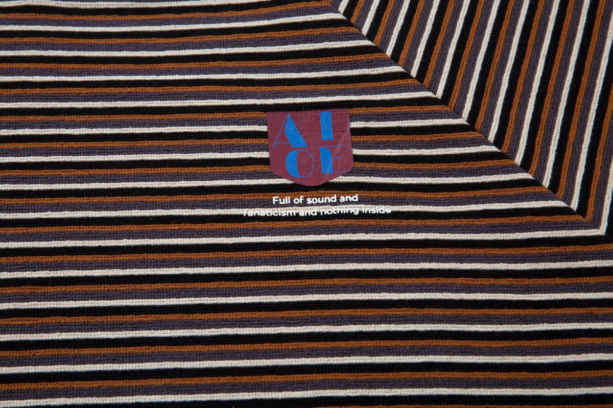 Striped Long Sleeve Crew Neck Shirt – Retro Campus Colorblock Tee