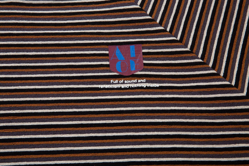 Striped Long Sleeve Crew Neck Shirt – Retro Campus Colorblock Tee