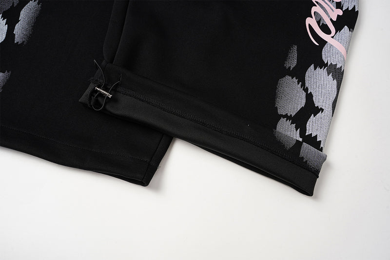 Pantalon de survêtement wide leg imprimé léopard – Jogger streetwear oversize