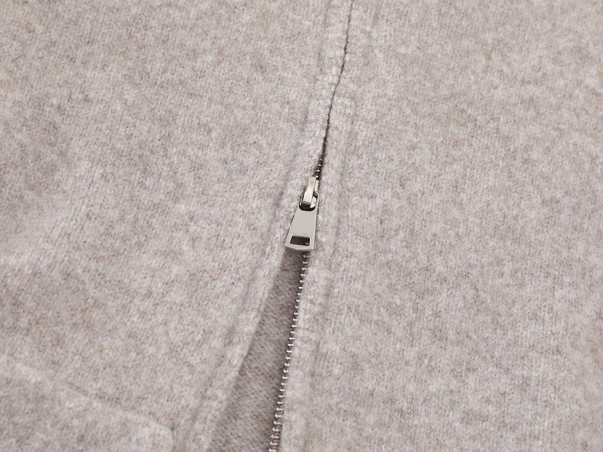 Knit Zip-Up Hoodie with Eagle Graphic Back — Relaxed Fit Streetwear Cardigan