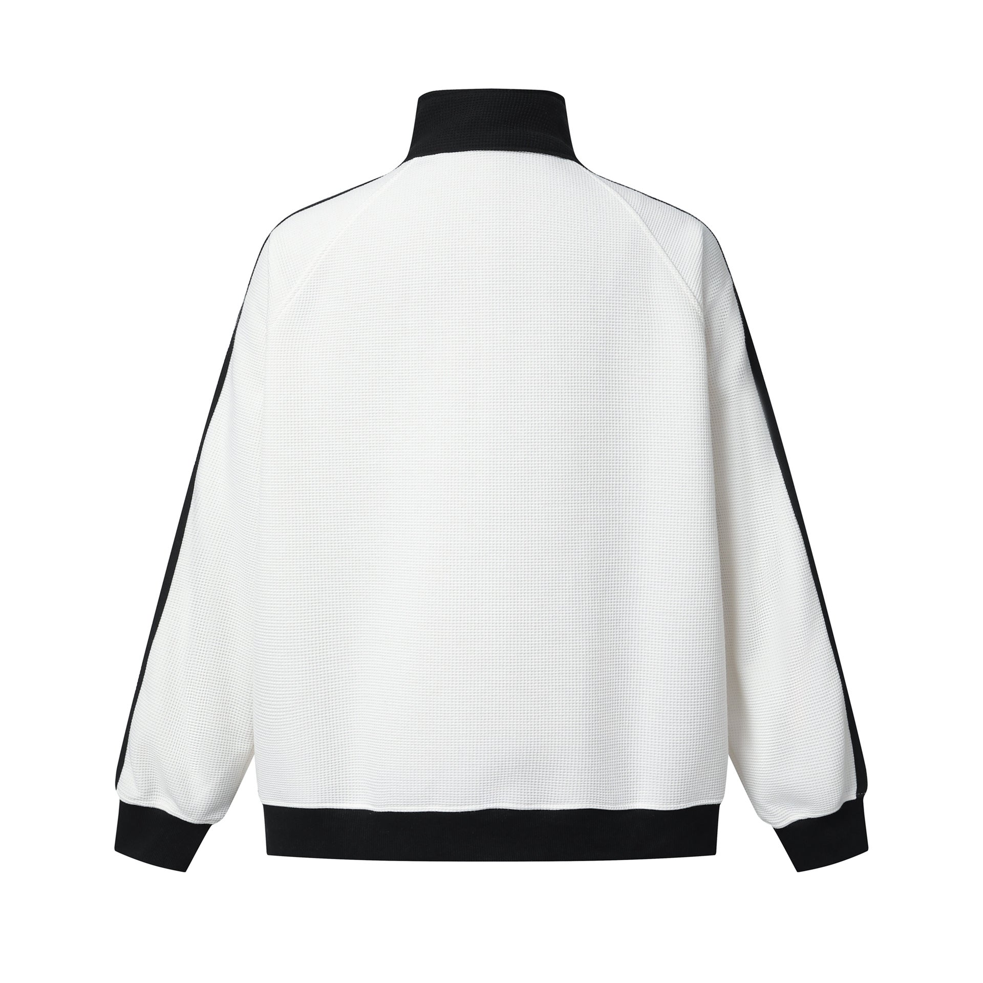 Retro-Soccer-Trainingsjacke & Wide-Leg-Trainingshose – Stickabzeichen, Streifen