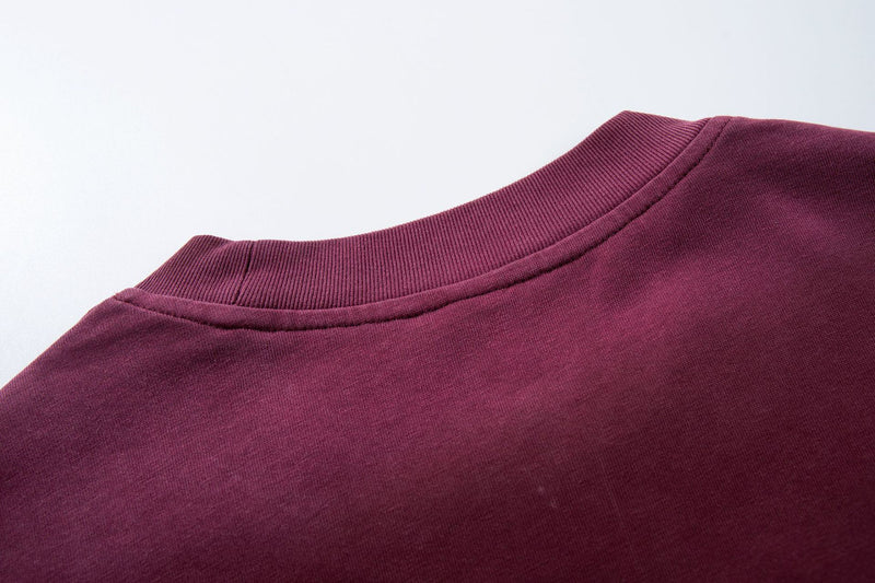 Sweat-shirt oversize à manches longues et poches cargo – Style américain vintage délavé
