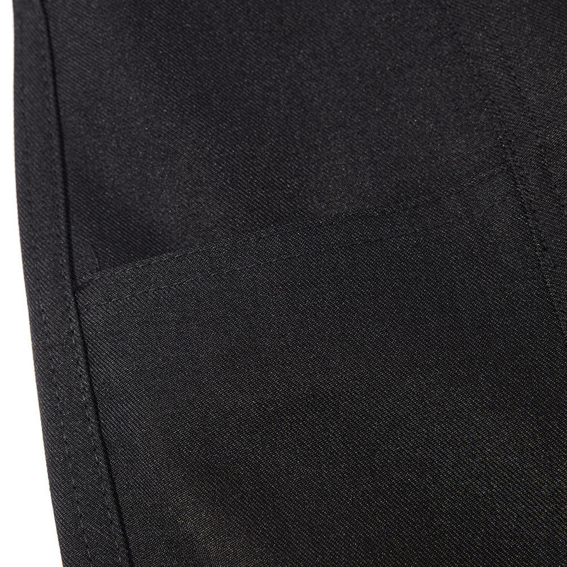 Herrenhose mit weitem Bein und Bundfalten – Loose Fit, unifarben