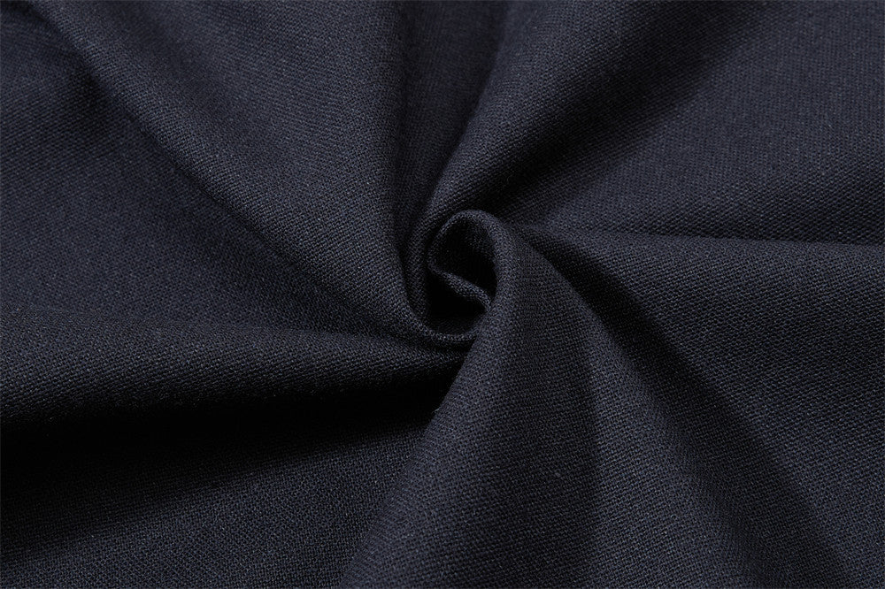 Pantalon de survêtement wide leg – Triple bande latérale, taille élastique à cordon