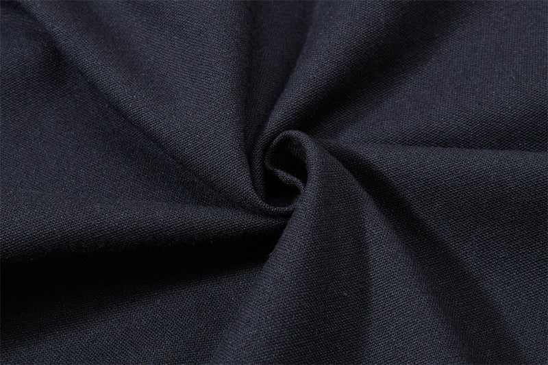Pantalon de survêtement wide leg – Triple bande latérale, taille élastique à cordon