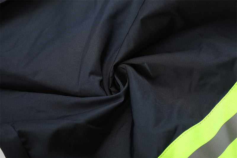 Tactical Wide-Leg Cargo Pants with Reflective Strips & Mesh Pockets