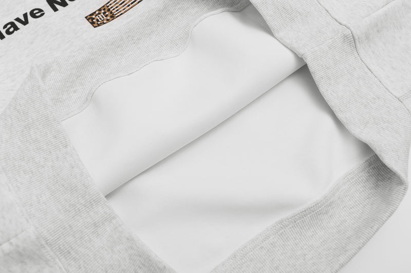 Leopard Print Number Hoodie – Raglan Sleeve Streetwear Pullover with Contrast