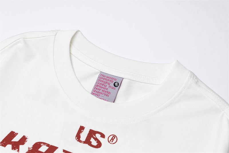 Kairos Unusual Original Graphic Long Sleeve Tee – Relaxed Fit Racing Print