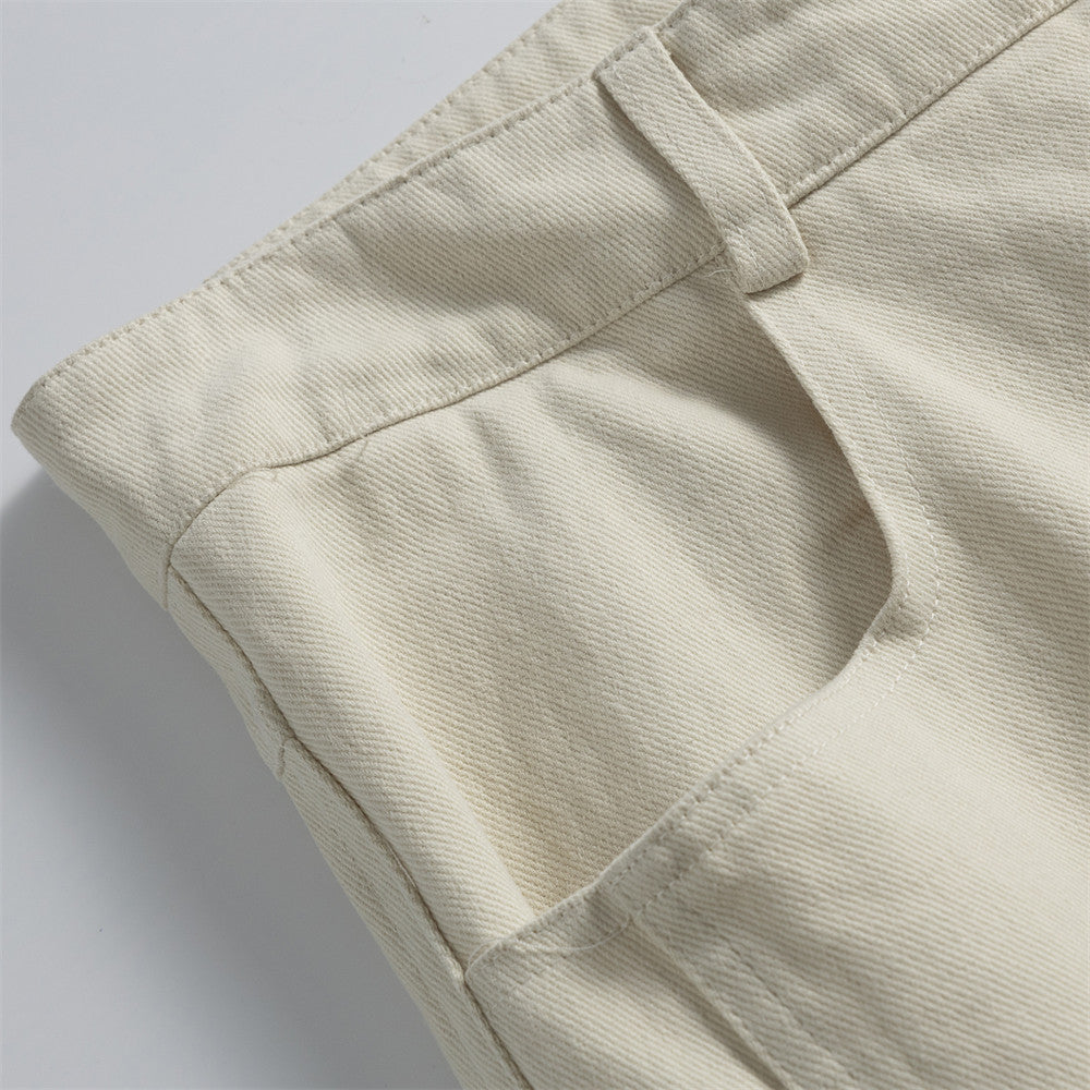 Wide-Leg Barrel Fit Pants – Oversized Silhouette Trousers for Men