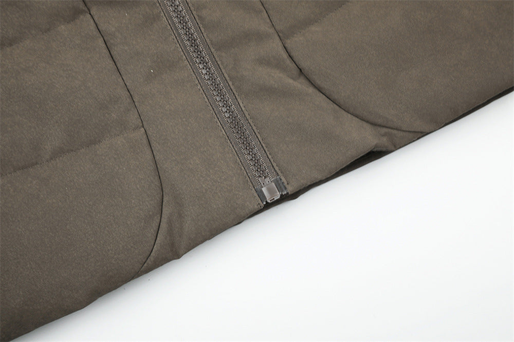 Doudoune à capuche – Manteau d'hiver matelassé à coupe décontractée