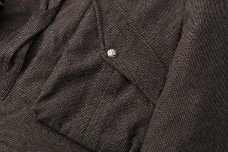 Wool Blend Bomber Jacket with Faux Fur Collar – Vintage American Style