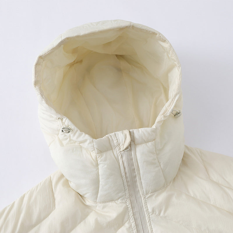 Doudoune à capuche homme – Manteau streetwear matelassé à chevrons