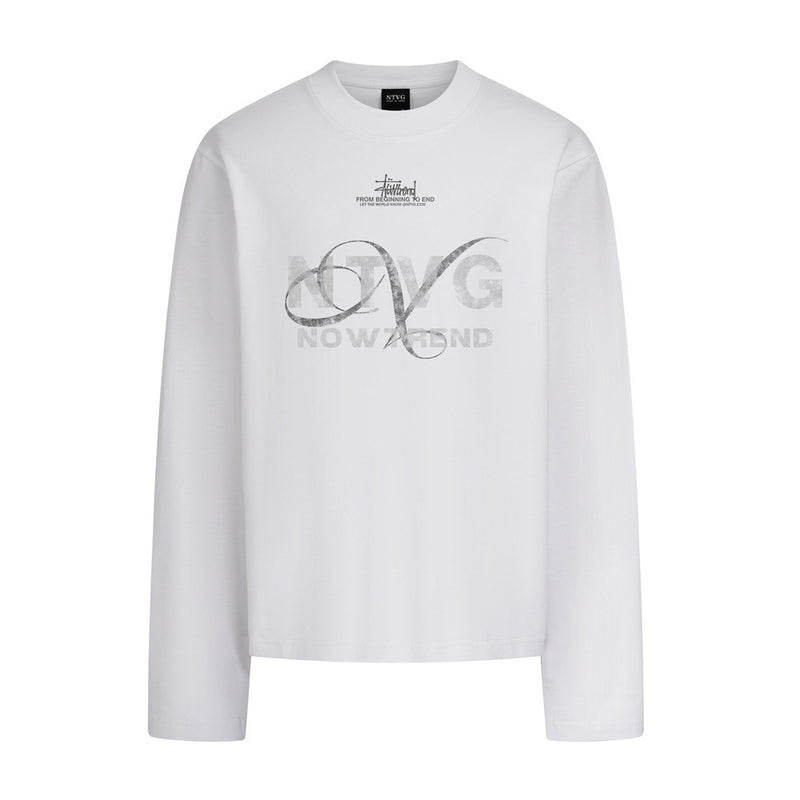 NTVG Nowtrend Graphic Long Sleeve T-Shirt – Relaxed Fit Crew Neck