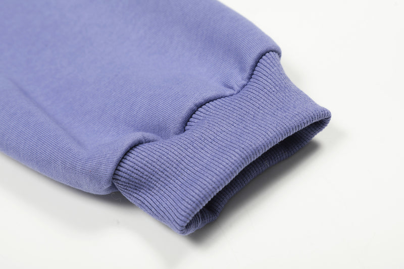 Sweat zippé à capuche avec oreilles de diable et doublure étoilée — Style vintage américain court