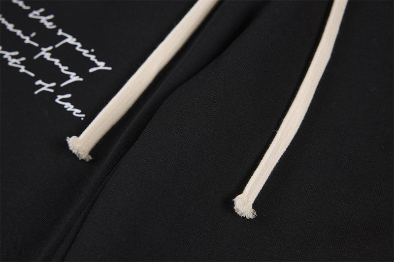 Abstract Portrait Graphic Wide-Leg Sweatpants – Men's Loose Fit Hip-Hop Street