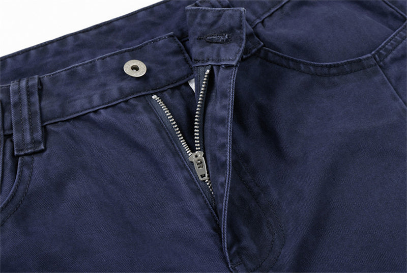 Baggy Cargo Pants for Men – Wide Leg Pleated Straight-Cut Workwear Trousers