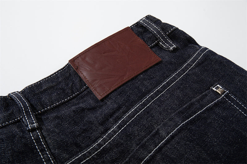 Wide-Leg Denim Cargo Shorts – Multi-Pocket Workwear Style