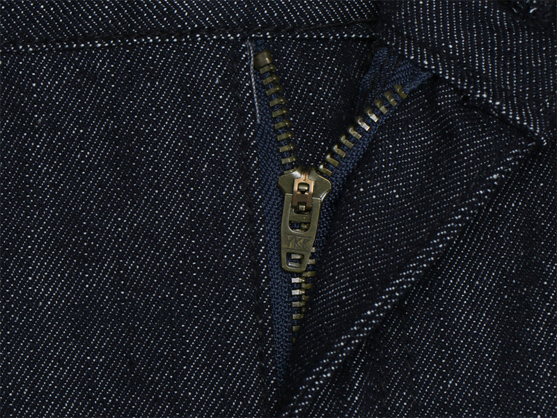Jeans à double ceinture et jambes larges – Denim droit et ample pour homme avec empiècement diagonal