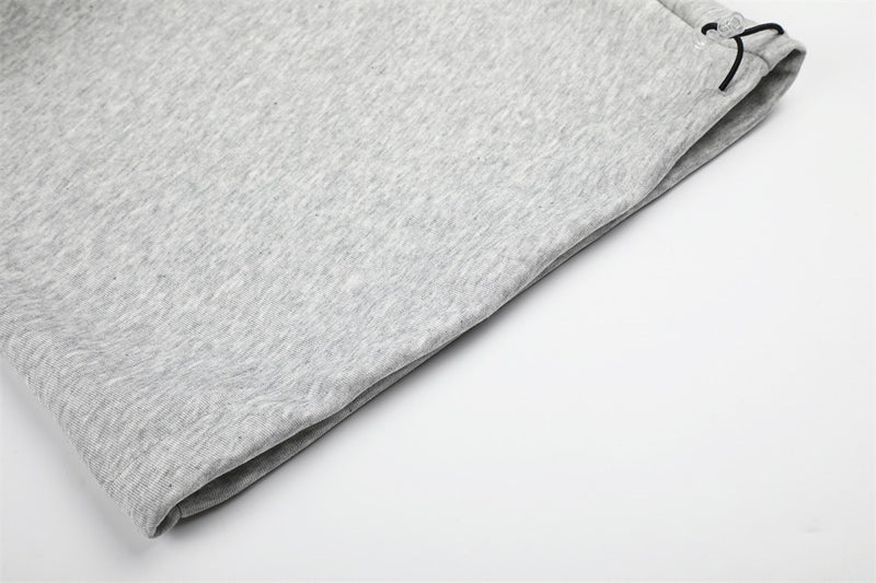 Sweatpants mit weitem Bein, Sternstickerei und umgeschlagenem Sherpa-Bund