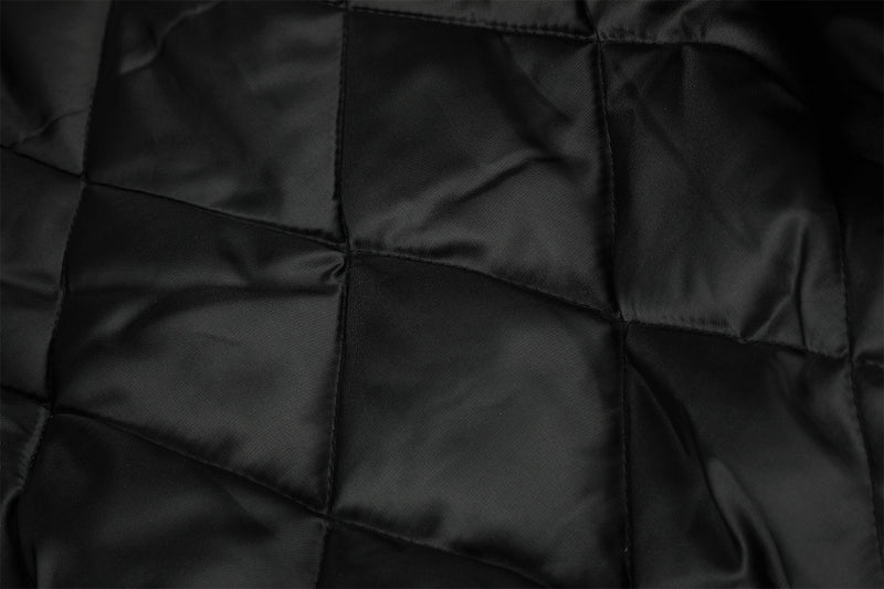 Army Green Bomber Jacket with Leopard Faux Fur Collar & Studs