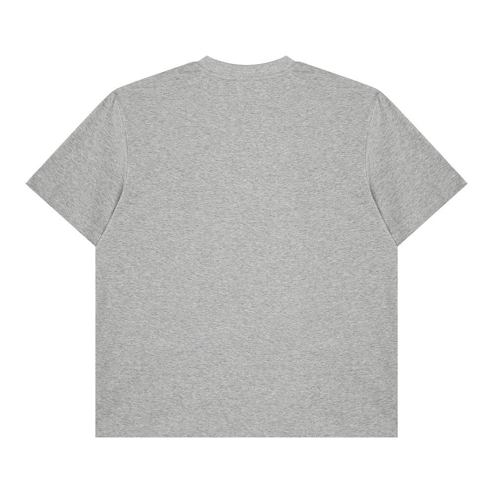 Oversized Crewneck T-Shirt with Shoulder Stitch Detail