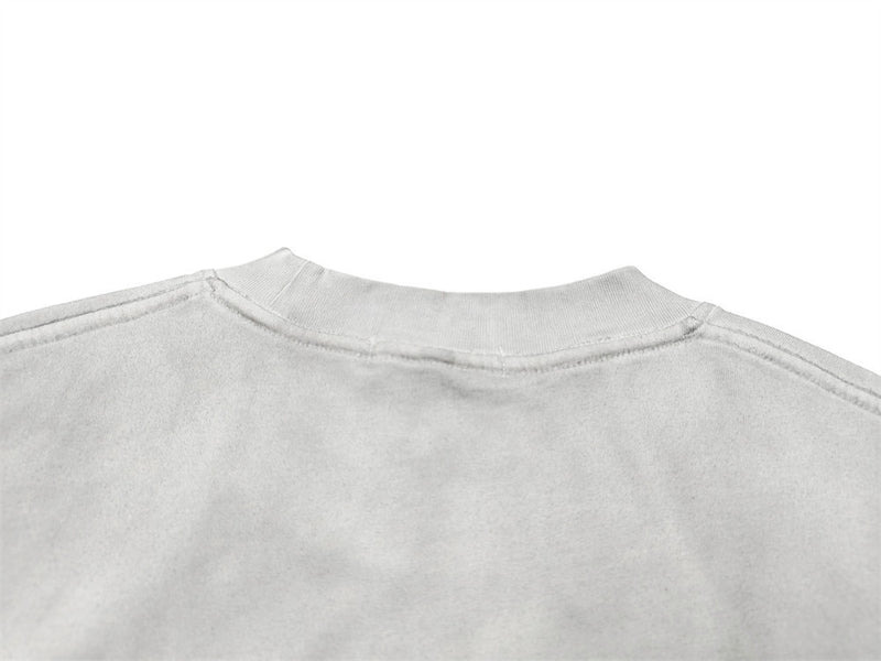 Gothic Logo Distressed Oversized T-Shirt – Washed Streetwear Tee