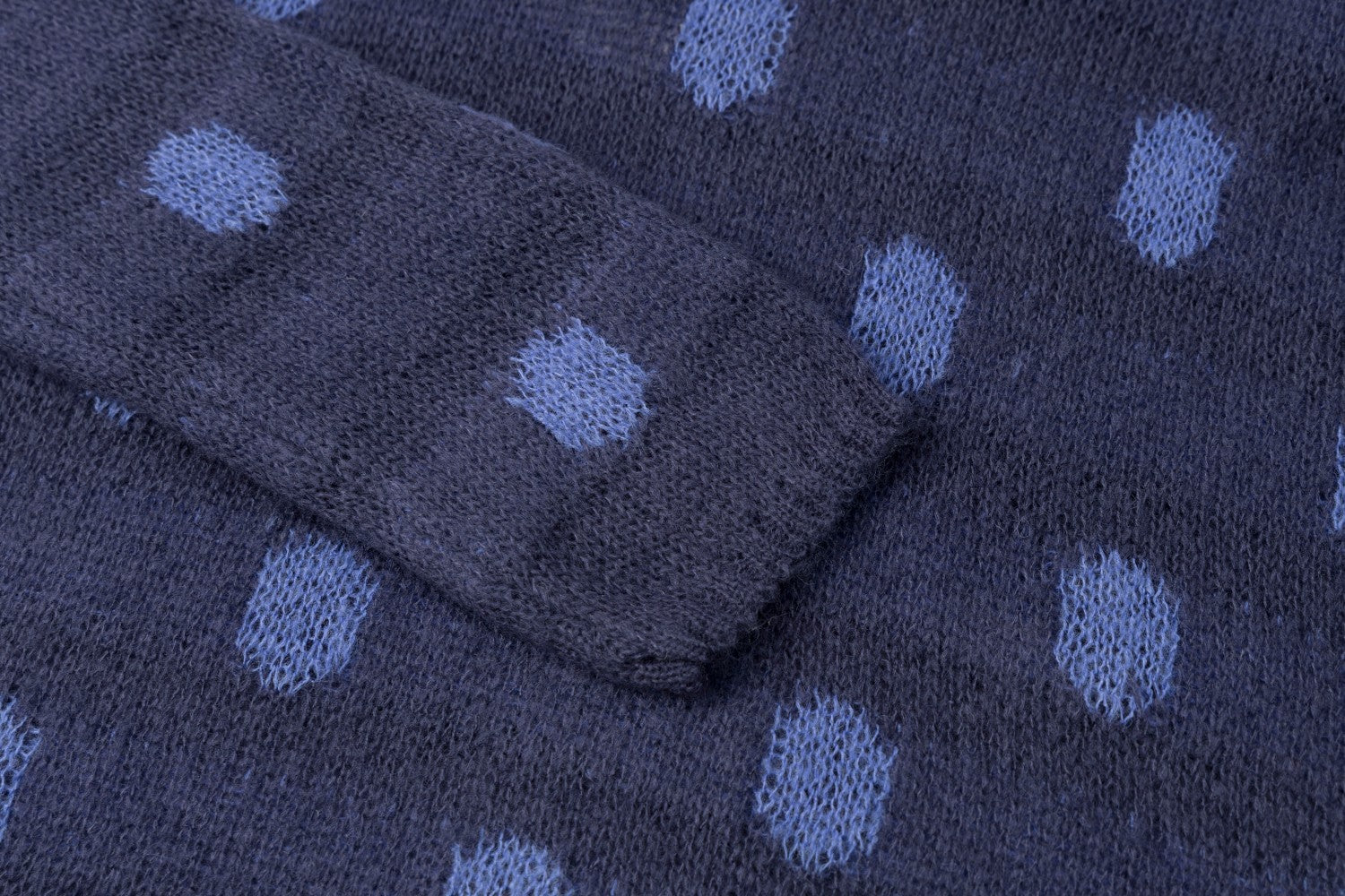 Pull hoodie en maille à pois – Pullover rayé semi-transparent