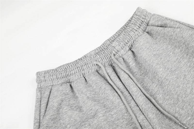 Wide Leg Pants for Men – Cross Rhinestone Script Graphic Relaxed Fit Sweatpants