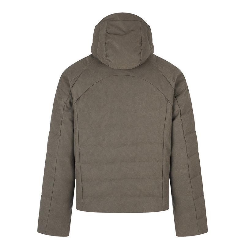 Doudoune à capuche – Manteau d'hiver matelassé à coupe décontractée