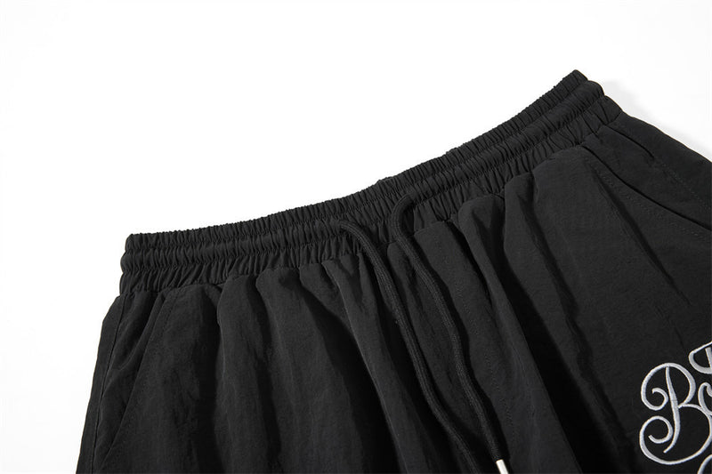 Wide-Leg Cargo Sweatpants with Star-Print Bandana Waistband
