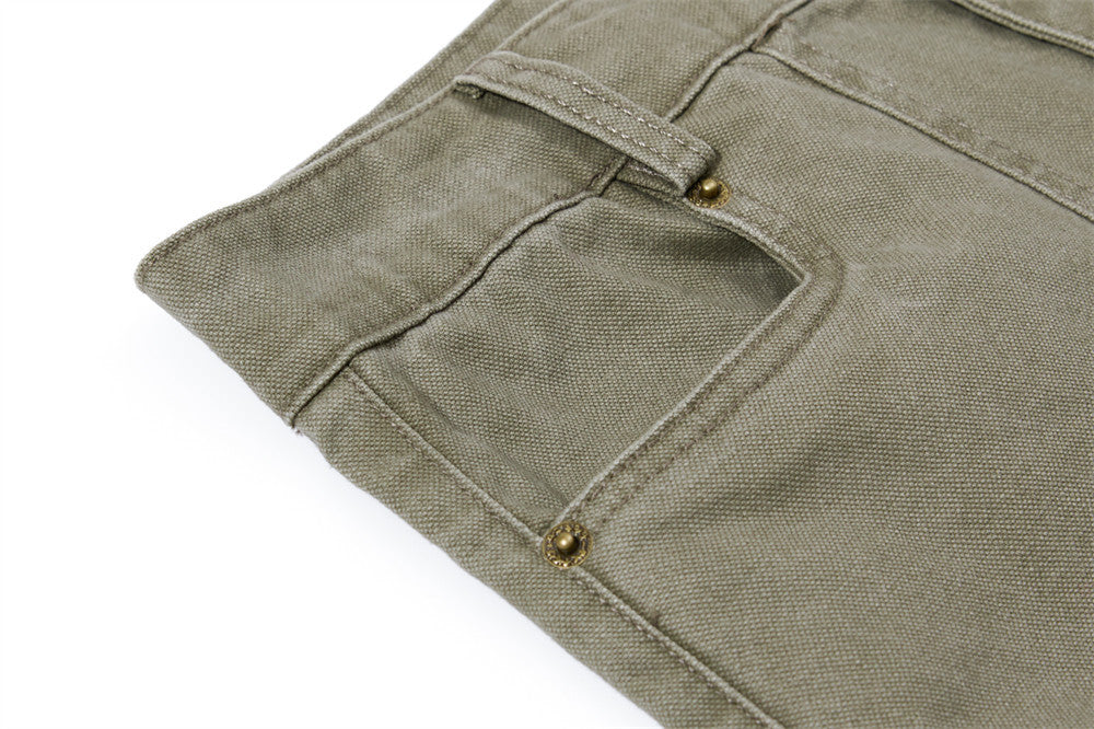 Wide-Leg Cargo Pants – Baggy Fit with Pleated Panels & Utility Pockets